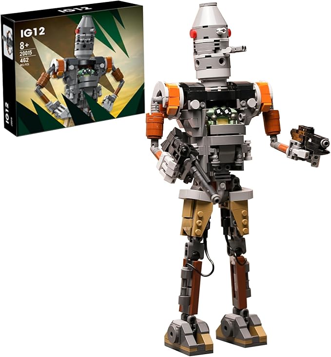 Mech Action Figure Building Kit Compatible with Lego for Boys and Girls 8-14 Years,Cool Halloween Toy for Adults Collection 462 pcs