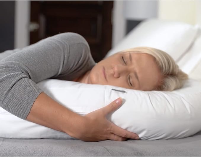 DMI U-Shaped Side Sleeping Pillows For Neck And Shoulder Pain |Side Sleeper Neck Pillow & Pregnancy Pillow Side Sleeper With Ear Hole | Back, Hip, & Sciatica Relief(30"x20"x6")