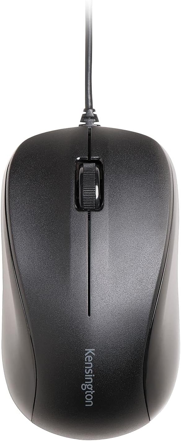 Kensington Silent Mouse-for-Life Wired USB Mouse - Black (K72110US)