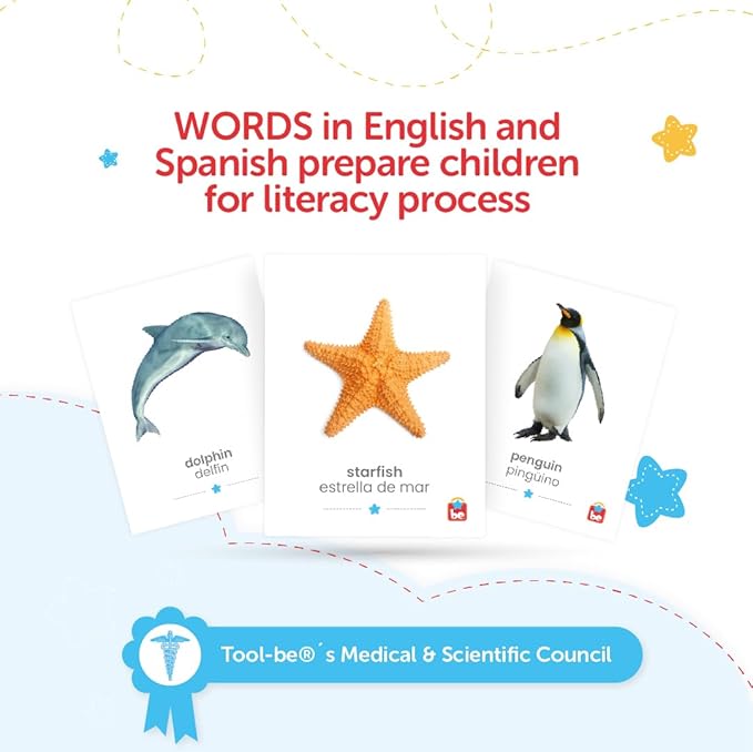 Tool be Sea Animals Bilingual Flash Cards. 18 Photos of Spanish-English flash cards for toddlers 1-3 and kids up to 6 Years. The Montessori Toddler Learning Resources Toys, Toddler Learning Activities