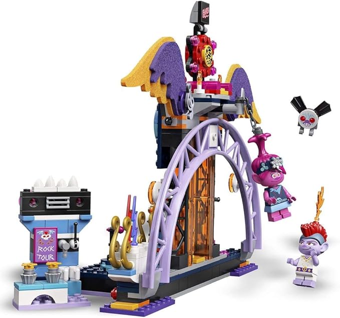 LEGO Trolls World Tour Volcano Rock City Concert 41254, Cool Trolls Toy Building Kit for Kids (387 Pieces)