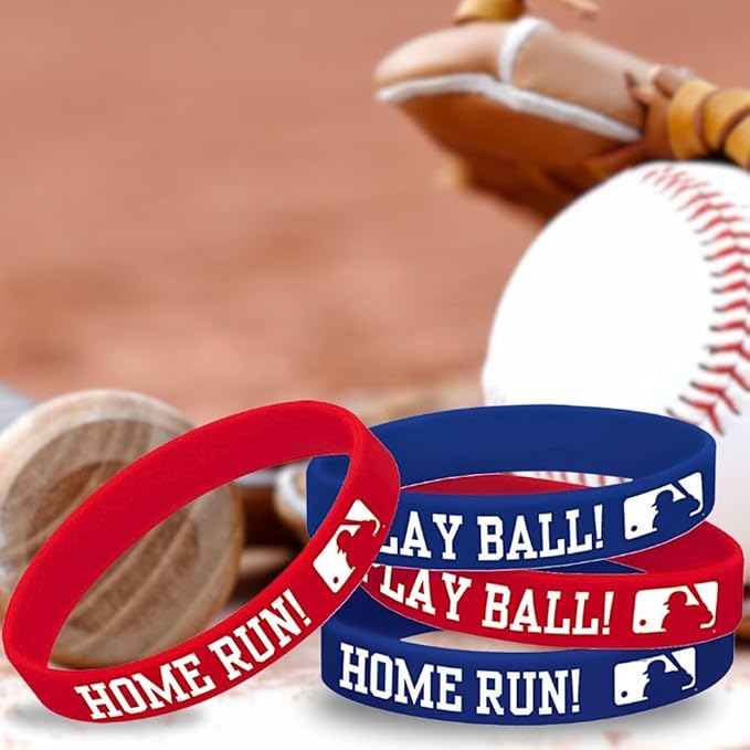 Amscan MLB Collection Rubber Bracelets, Party Favor