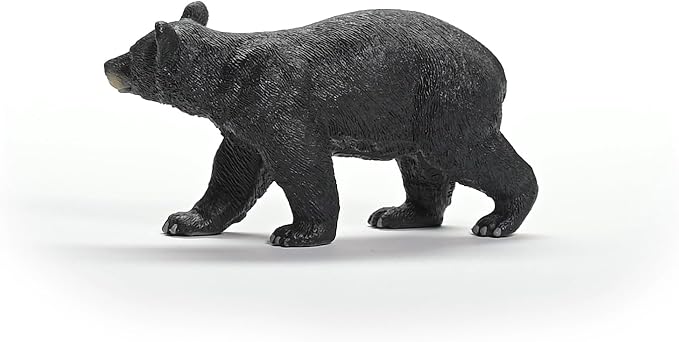 Schleich Wild Life New 2024 Wild Animal Toy American Black Bear Figurine