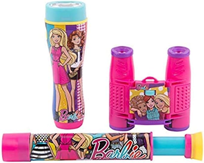 Barbie Telescope with Tripod by Warner Brothers | Kids Telescope For Young Scientists, Encourage Scientific Discovery, Educational Insights, Toys & Games, 2-Piece, Black/Yellow