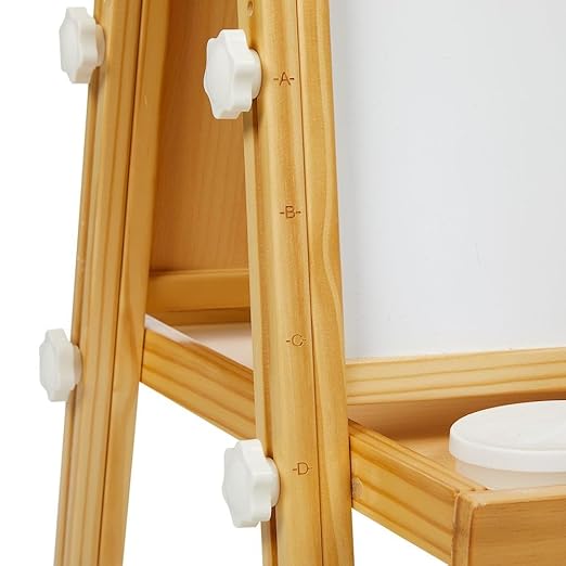 Colorations All in One Wooden Adjustable Easel and Roll