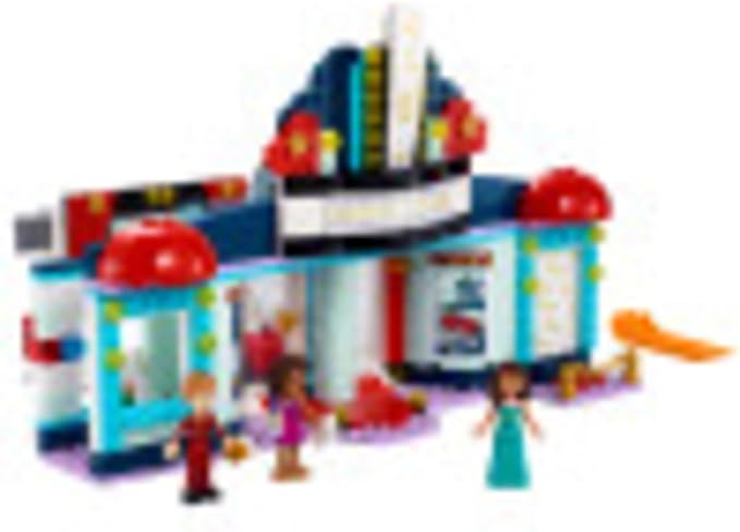 LEGO Friends Heartlake City Movie Theater 41448 Building Kit; Great Birthday Gift for Kids Who Love Movies, New 2021 (451 Pieces)
