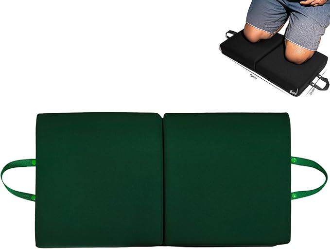 Kneeler Pad,Gardening Knee Pads, Garden Knee Support Board,Kneeling Pad for Gardening, Exercise, Cleaning, & Mechanic Work,Extra Thick Memory Foam Kneeling Pad for Bathing Yoga (Green)