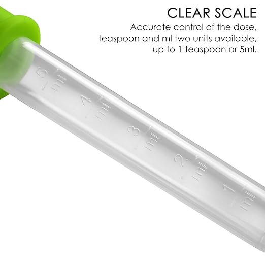 8 Pcs Liquid Droppers, SENHAI Silicone and Plastic Pipettes Transfer Eyedropper with Bulb Tip for Candy Oil Kitchen Kids Gummy Making - 7 Colors