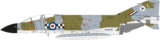 Airfix Model Airplane Kit Model - A06019A Mcdonnell Douglas Phantom FG.1/FGR.2, Plastic Plane Model Kits for Adults & Kids, Skill Level 3, 1:72 Scale WW2 Military Aircraft Models - Aeroplane Models
