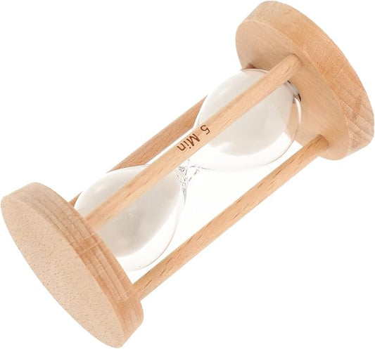 Home Decor Hourglass Sand Timer 5 Minute Kitchen Sand Clock Decorative Sandglass for Restaurant Classroom Home Office Games Office Decor