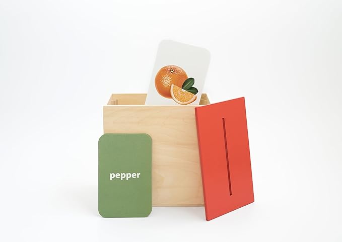 Learn & Drop Toddler Toy, Montessori Learning Games, 50 Preschool Flashcards for Toddlers 1-3, Learning Resources, Toddler Toys 2-3, Sight Word Flash Cards, Kindergarten Classroom Must Haves