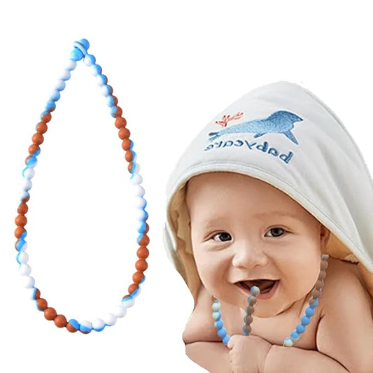 Teething Necklace for Baby,Chewing Necklace for Kids Sensory,Sensory Chew Necklaces for People with Autism, ADHD, and Fidgeting,Chew Necklaces for Sensory Kids,Teething Necklace for Mom