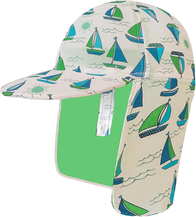 Gifts Treat Kids Legionnaires Hat, UPF 50+ Sun Protection Swim Cap Flap Hat for Kids, Quick Drying Sun Hat for Beach Seaside