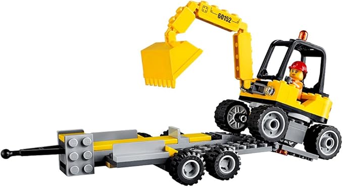 LEGO City Great Vehicles Sweeper & Excavator 60152 Building Toy