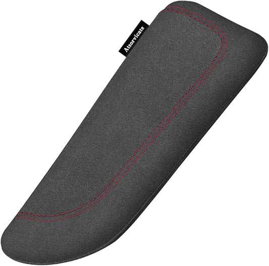 Italian Alcantara Style Fur Car Elbow Rest Pad - Universal Armrest & Knee Cushion - Thigh Support Comfort Pillow