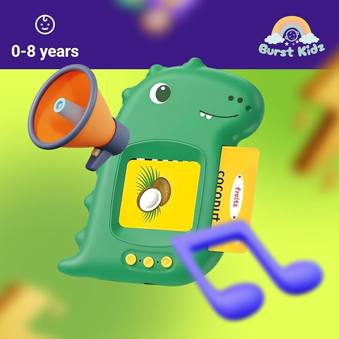 Talking Flash Cards, Educational Toys, Speech Therapy, Autism Toys, Montessori, Sight Words, Language Learning, Kids 1-6 Years Old, Alphabet, Numbers, Educational Flash Cards.