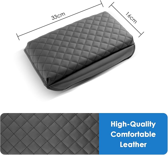 Coleya 2024 2025 2026 Crosstrek Accessories Center Console Cover for Subaru Crosstrek (Premium/Sport/Limited/Touring/Wilderness), Cushion&Comfy Leather Armrest Cover 2026 Crosstrek Accessories -Padded