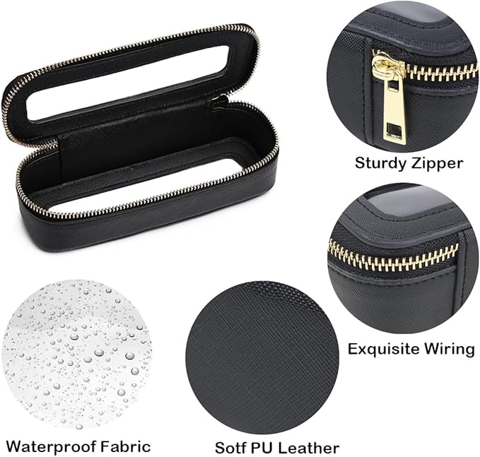 FFpaw Travel Clear Makeup Bag Set, TSA Approved Cosmetic Bag Case with Zipper Portable Makeup Pouch Toiletry Bag Women Traveling Cosmetic Organizer Storage Bag Car Organizer Car Essentials for Women