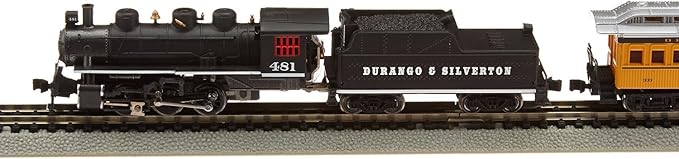 Bachmann Trains - Durango & Silverton Ready To Run Electric Train Set - N Scale 0.5 Liters