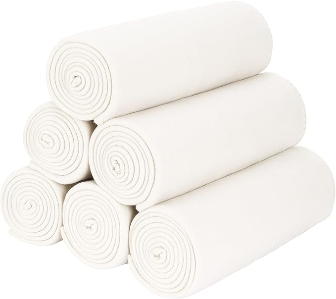 Special SG Glory Fleece Throw Blankets Bulk Fleece Blankets Solid Wholesale Lightweight Warm Soft for Pet Bed Sofa Couch Office Wedding Gifts Travel Seasons White 50x60 Inches Pack of 6