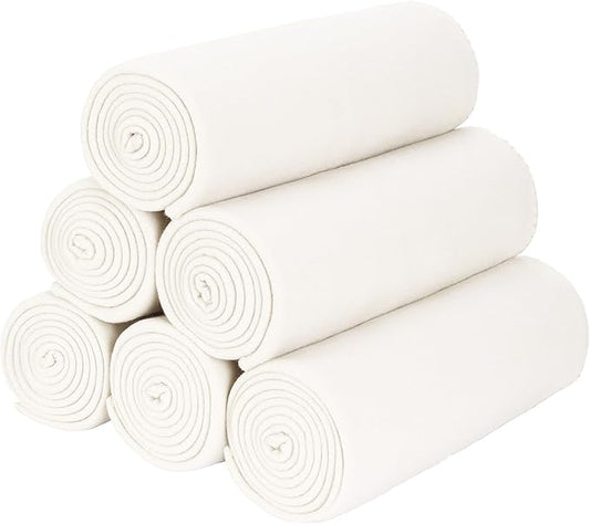 Special SG Glory Fleece Throw Blankets Bulk Fleece Blankets Solid Wholesale Lightweight Warm Soft for Pet Bed Sofa Couch Office Wedding Gifts Travel Seasons White 50x60 Inches Pack of 6