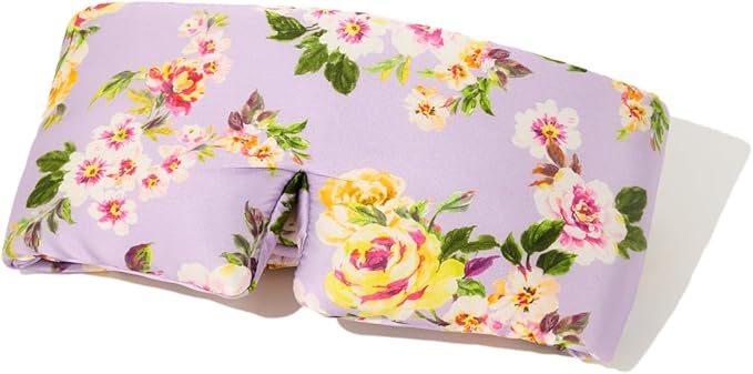 Glow People Silk Sleep Mask – 100% Mulberry Silk Eye Mask for Sleeping, Total Blackout, Cloud-Soft and Adjustable for Beauty Sleep and Travel - Burst