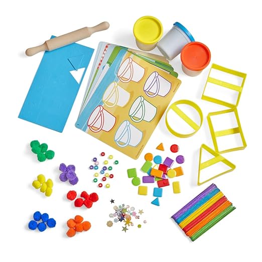 hand2mind Counting and Sorting Sensory Activity Kit, Loose Parts Play Materials for Kids, Sensory Box, Montessori Sensory Bin with Lid, Fine Motor Toys, Play Therapy Toys, Arts and Crafts Kits