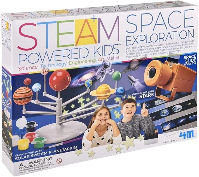 4M 405537 STEAM Powered Large Space Project Exploration Kit for Kids Ages 5+, Multi Coloured