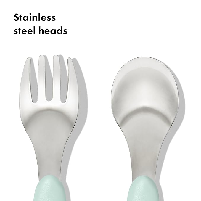 OXO Tot Fork and Spoon Set - Opal