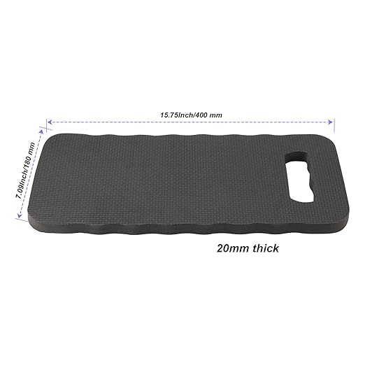 6 Pack Garden Kneeling Pads, Foam Thick Knee Pad, Kneeler Mat for Long Gardening Hours, Yoga, Prayer and Exercise 16 x 7 x 1 Inch, Black