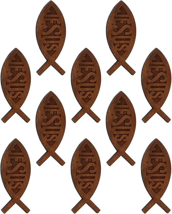 COTTVOTT Wooden Christian Jesus Cross/Orthodox Crucifix Charms Pendants for Rosary Necklace, DIY Jewelry Making Accessories Parts