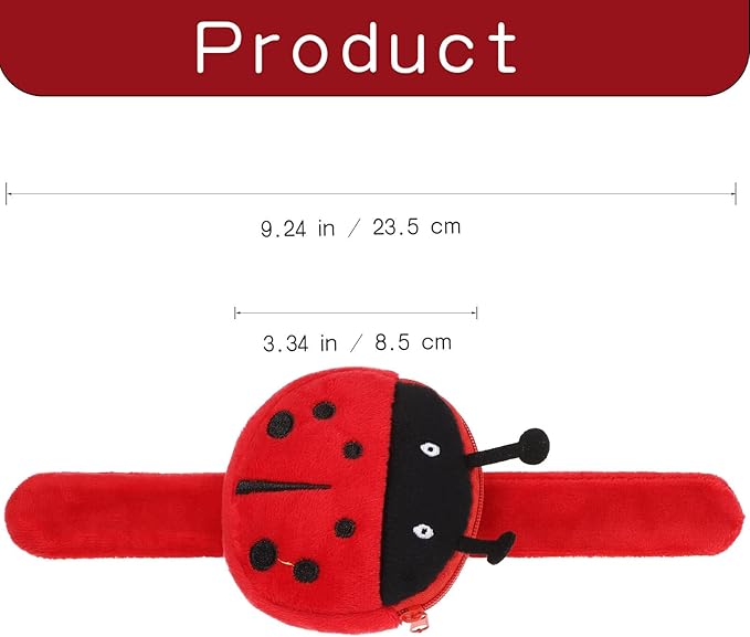 2Pcs Plush Slap Bracelet Coin Purse for Kids - Plush Unicorn Slap Bracelets Cute Animal Design Slap Bracelet Toy