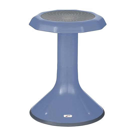 ECR4Kids ACE Active Core Engagement Wobble Stool, 18-Inch Seat Height, Flexible Seating, Powder Blue