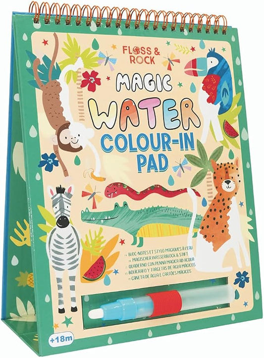 Floss & Rock 43P6393 Jungle Magic Color Changing Watercard Easel and Pen