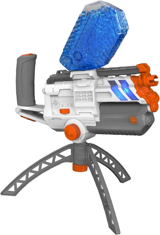 Faction Sentinel Remote-Controlled Turret Gel Blaster (Cloud Enabled, Multiplayer Bluetooth App Play) w/Night Tracer Tech, 500 Glow Rounds, Target Practice Beacon, 10k Blue Rounds, Protective Eyewear