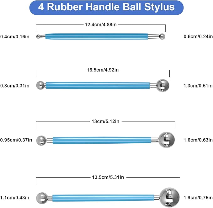 Clay Tools Kit, 13 PCS Polymer Clay Tools, Essential Ceramic Clay Sculpting Tools, Air Dry Clay Tools for Pottery, Clay Modeling, Carving and Sculpting, Suitable for Kids, Adults and DIY Enthusiasts