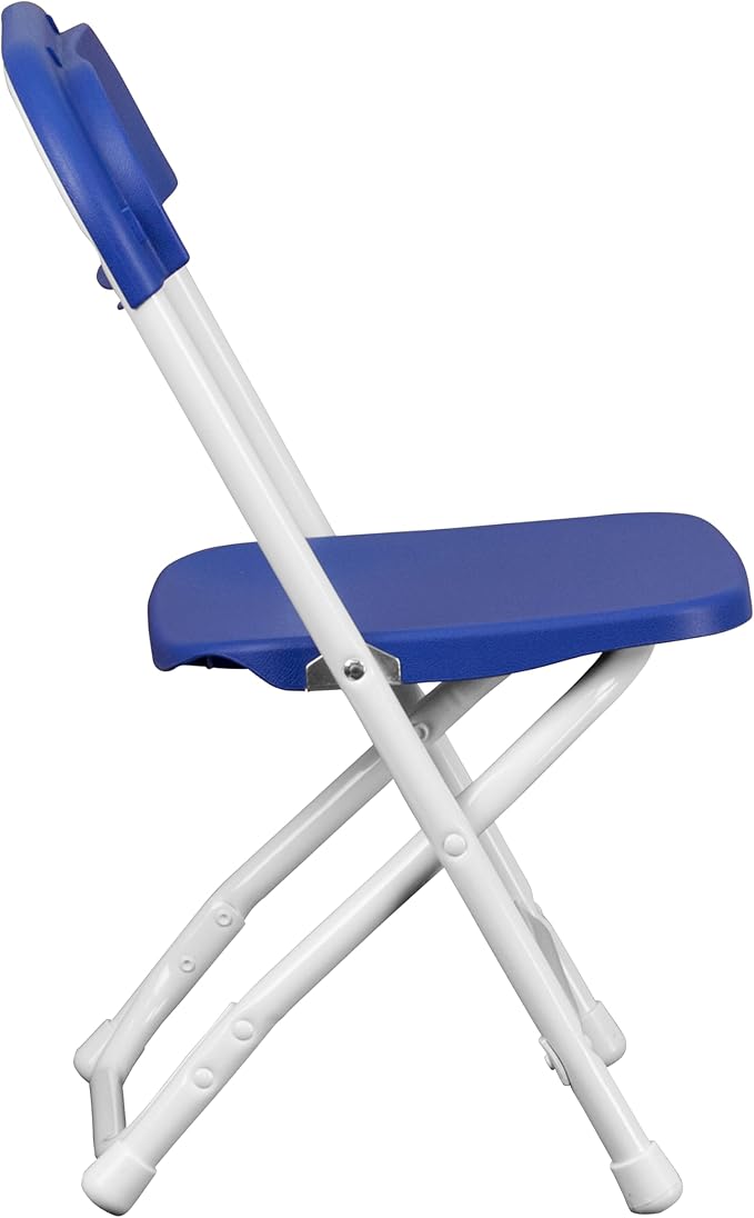 Flash Furniture 2 Pack Kids Blue Plastic Folding Chair