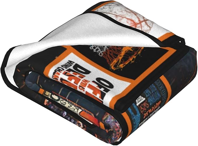Basketball Blanket Basketball Print Throws Blanket Sports Lover Gifts for Men Basketball Decor Soft Cozy Fleece Plush Warm Flannel Bedding Blanket for Boys Kids Adults Couch Bed 50"X60"