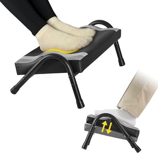 Foot Rest for Under Desk at Work,Ergonomic Foot Rest for Office Use, Heights,Relieving Pain in Lower Back,