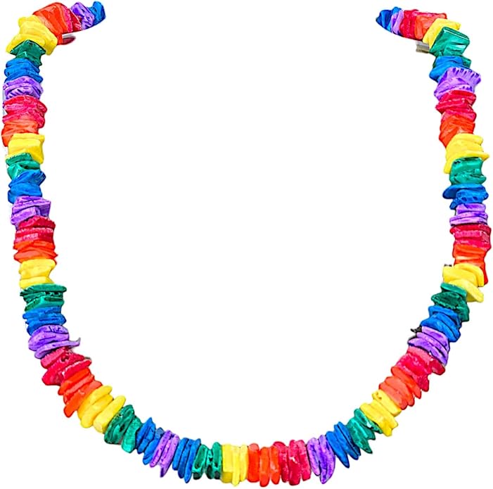 BlueRica Puka Shell Chips Necklace & Anklet Set (Multi)