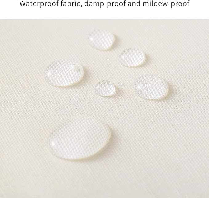 3-Pack Large Canvas Comforter Storage Bags for Clothes Sweater Clothes Organizer with Dual Zipper Three Carrying Handles for Blanket Closet Storage Container