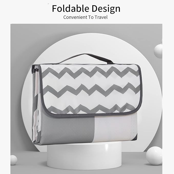 Insular Baby Splat Mat for Under High Chair/Arts/Crafts, Anti Slip and Waterproof Splash Mat for Floor, Portable Picnic Mat, 51x51 Inch, English Letter