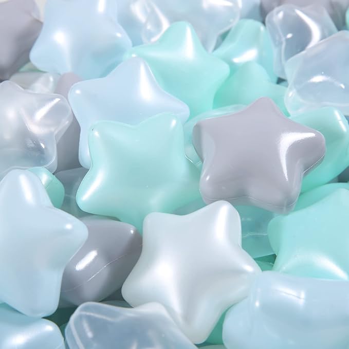 GOGOSO Ball Pit Balls for Toddles, Kids Plastic Balls for BallPit, Pool, Baby Party Accessories, Birthday Decoration 50 100 200 500 1000