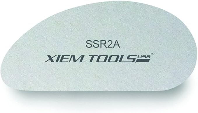 Xiem Tools Stainless Steel Clay Rib for Ceramics and Pottery (Rib 2A)
