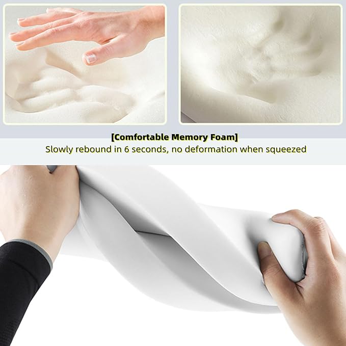 RAKSONIC Upgrade Car Console Armrest Pad,Car Armrest Cushion with Comfortable Memory Foam,Premium Material Car Armrest Cover,Universal Car Center Console Pillow,Car Accessories(Black1)