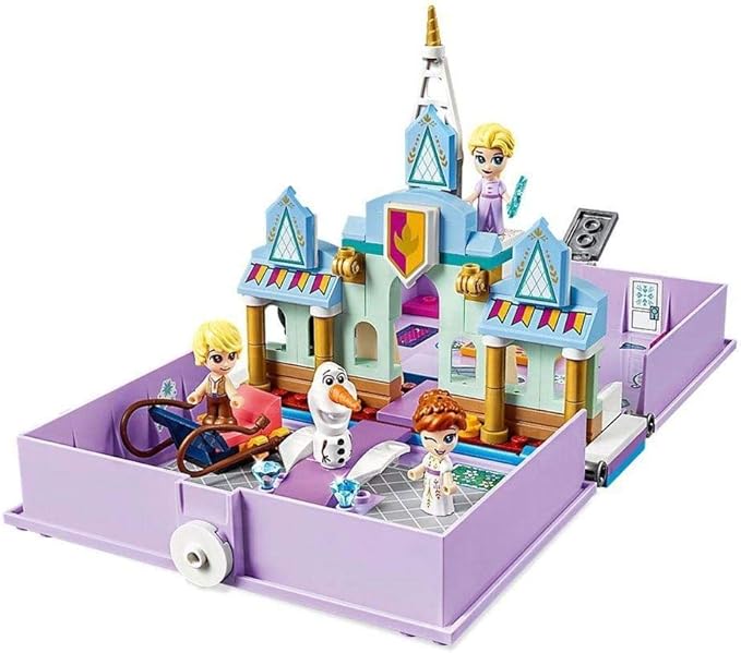 LEGO Disney Anna and Elsa’s Storybook Adventures 43175 Creative Building Kit for Fans of Disney’s Frozen 2 (133 Pieces)