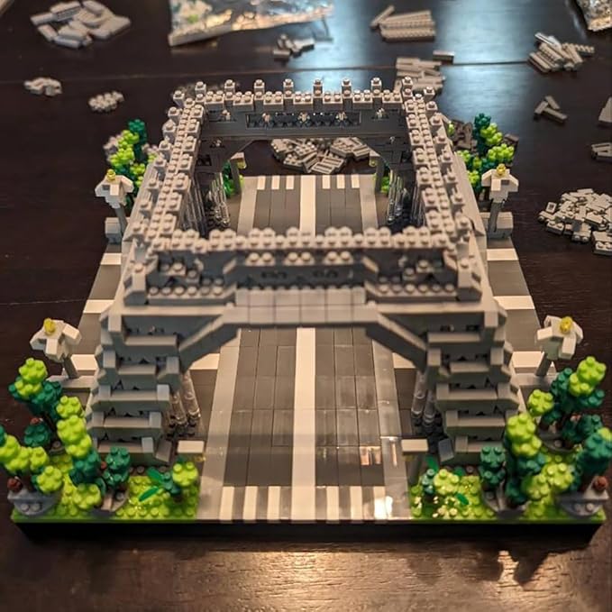 TzFioy France Paris Eiffel Tower Building Blocks Set (3585Pcs) Famous World Architecture Educational Toys Micro Bricks for Kids Adults