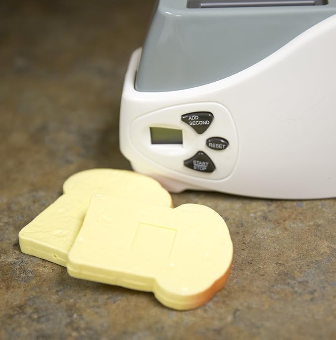 Constructive Playthings 4 pc. Pretend Play Action-Fun Appliances Set with 8" H. Blender, Mixer, Popping Toast Toaster and Water Dispensing Coffee Maker for Ages 3 Years and Up