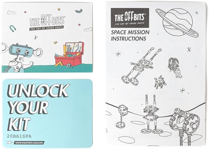 Space Mission Educational Build Your Own Robot Toy, Stem Building Toys for Boys and Girls, Valentine Birthday Gift for Kids Montessori Play Kit, Steam Toys for Kids Ages 6 7 8 9+