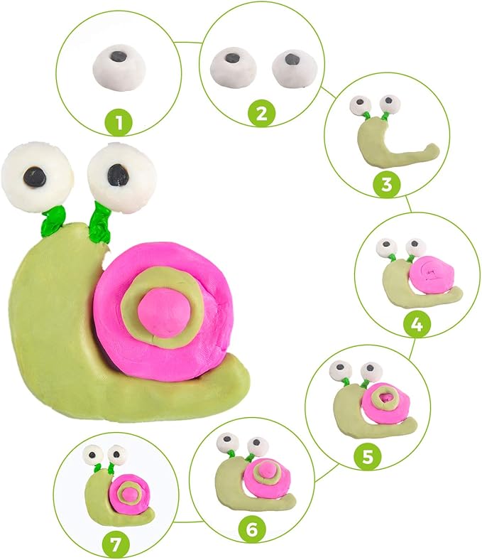 ifergoo Polymer Clay, Modeling Clay for Kids DIY Starter Kits, 50 Color Oven Baked Model Clay, Non-Toxic, Non-Sticky, with Sculpting Tools, Ideal Gift for Boys, Girls and Artists